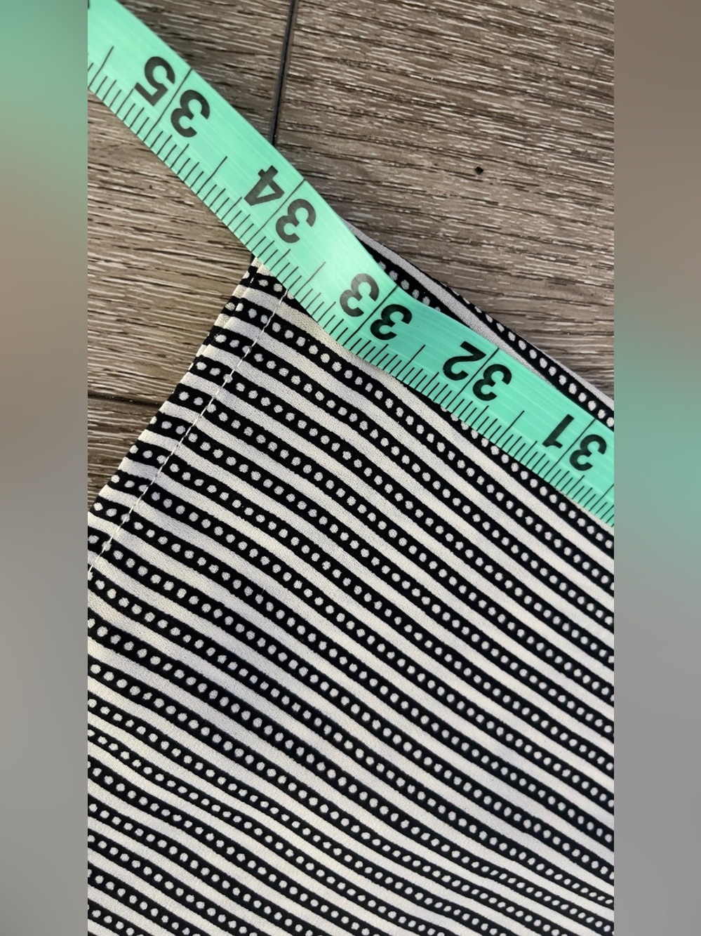 Max Studio Black and White Vertical Stripe Button-Front Midi Skirt - Picture 12 of 12